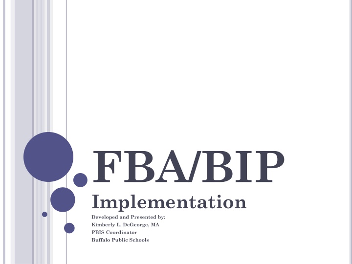 fba bip implementation developed and presented