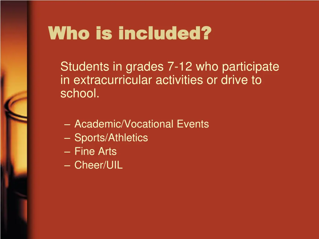 who is included who is included