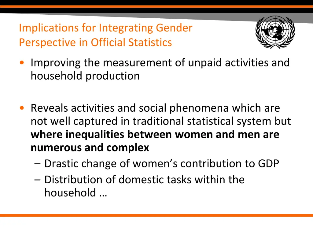 implications for integrating gender perspective