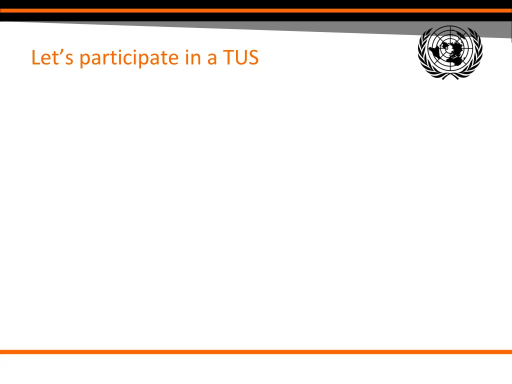 let s participate in a tus