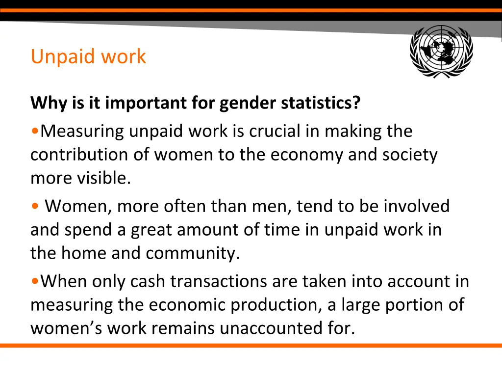unpaid work