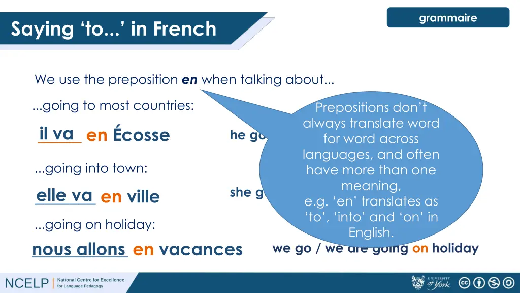 grammaire 1