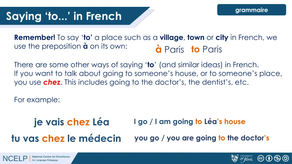 grammaire
