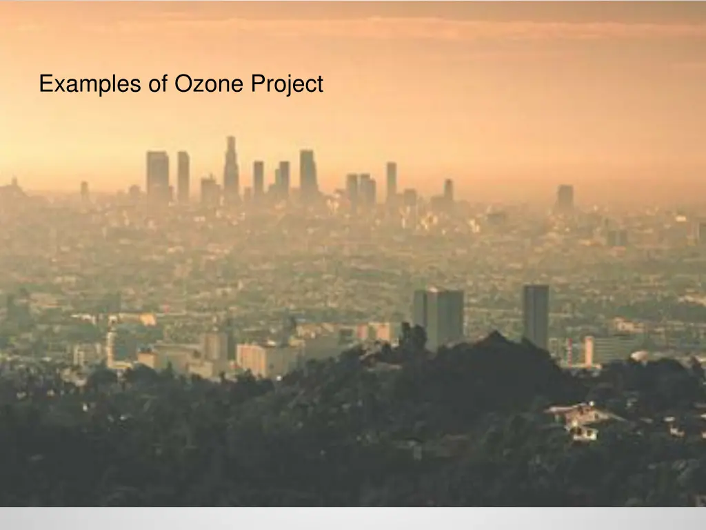 examples of ozone project