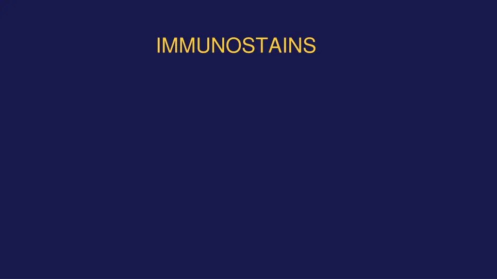 immunostains