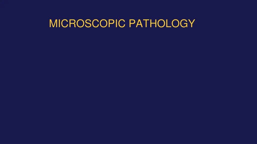 microscopic pathology