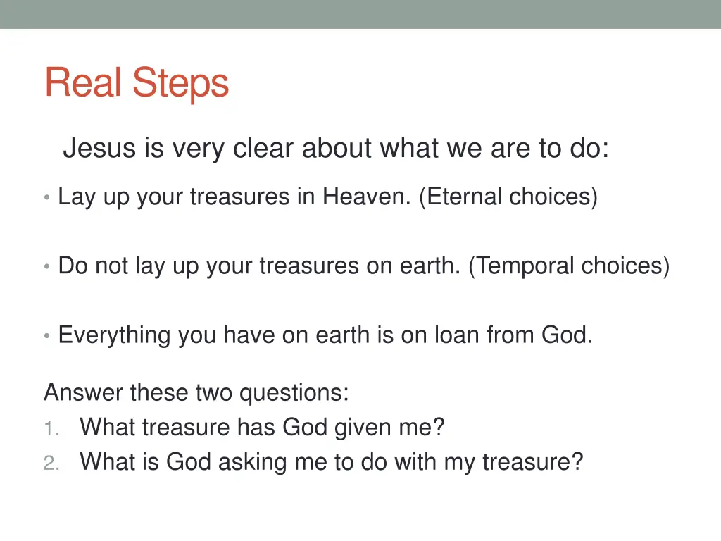 real steps