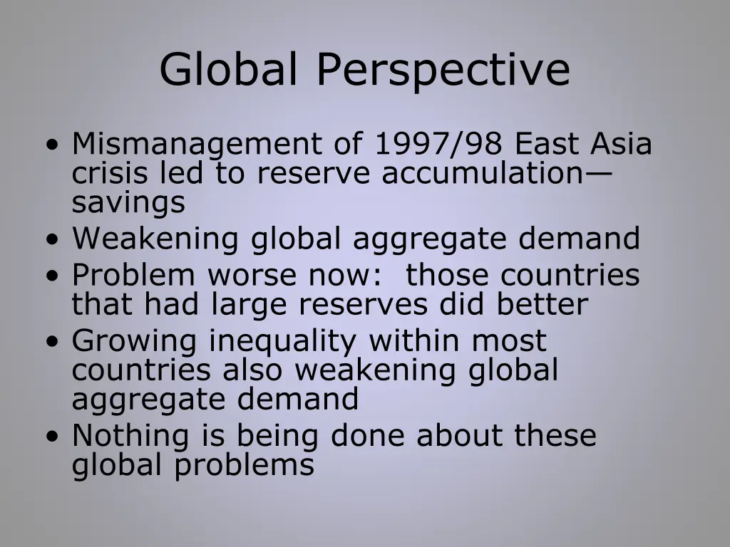global perspective