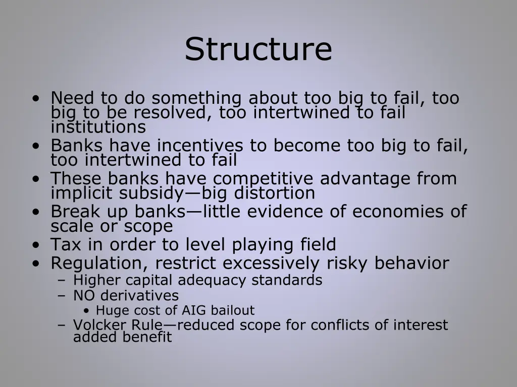 structure