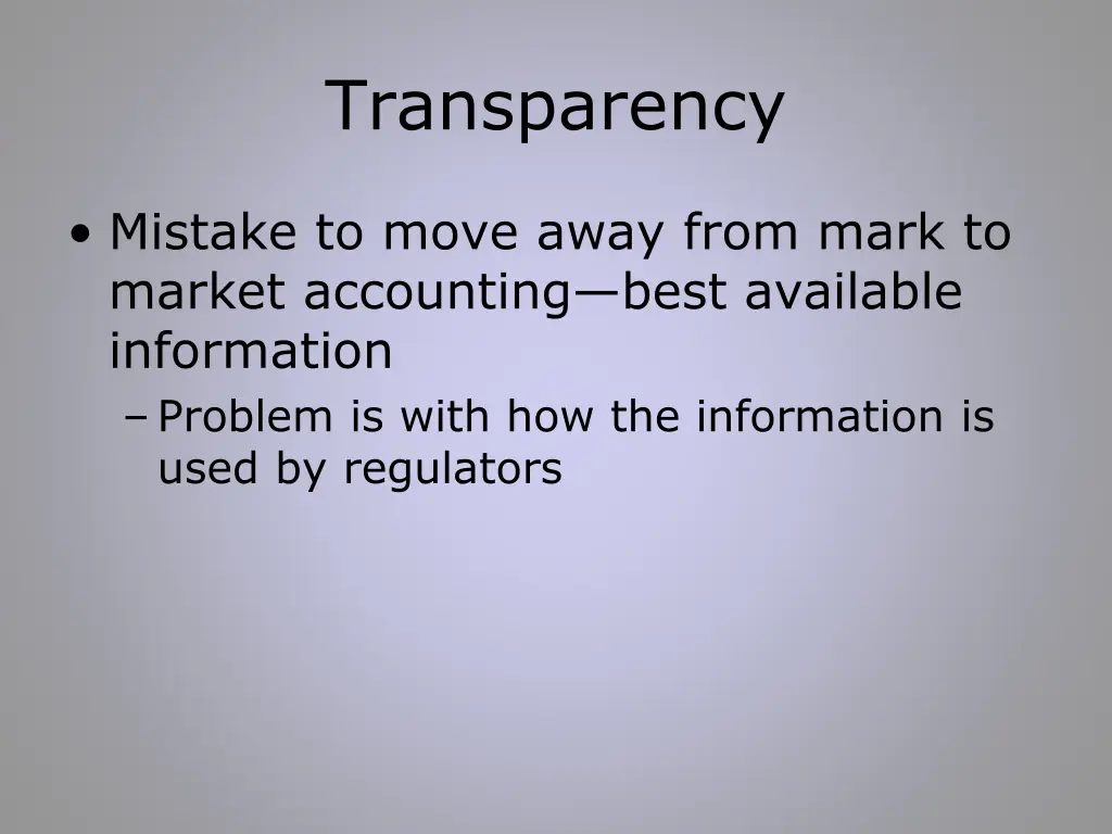transparency