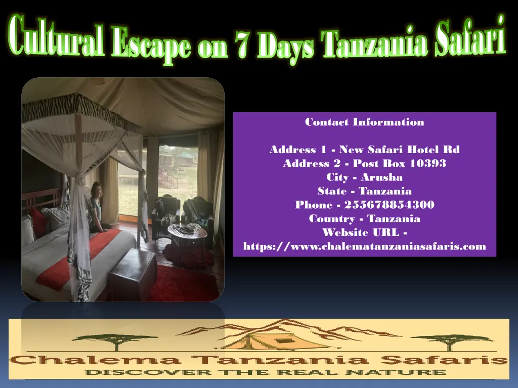 cultural escape on 7 days tanzania safari 4
