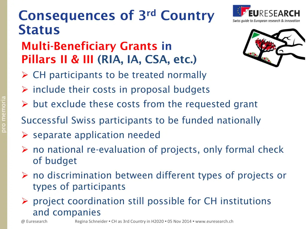 consequences of 3 rd country status