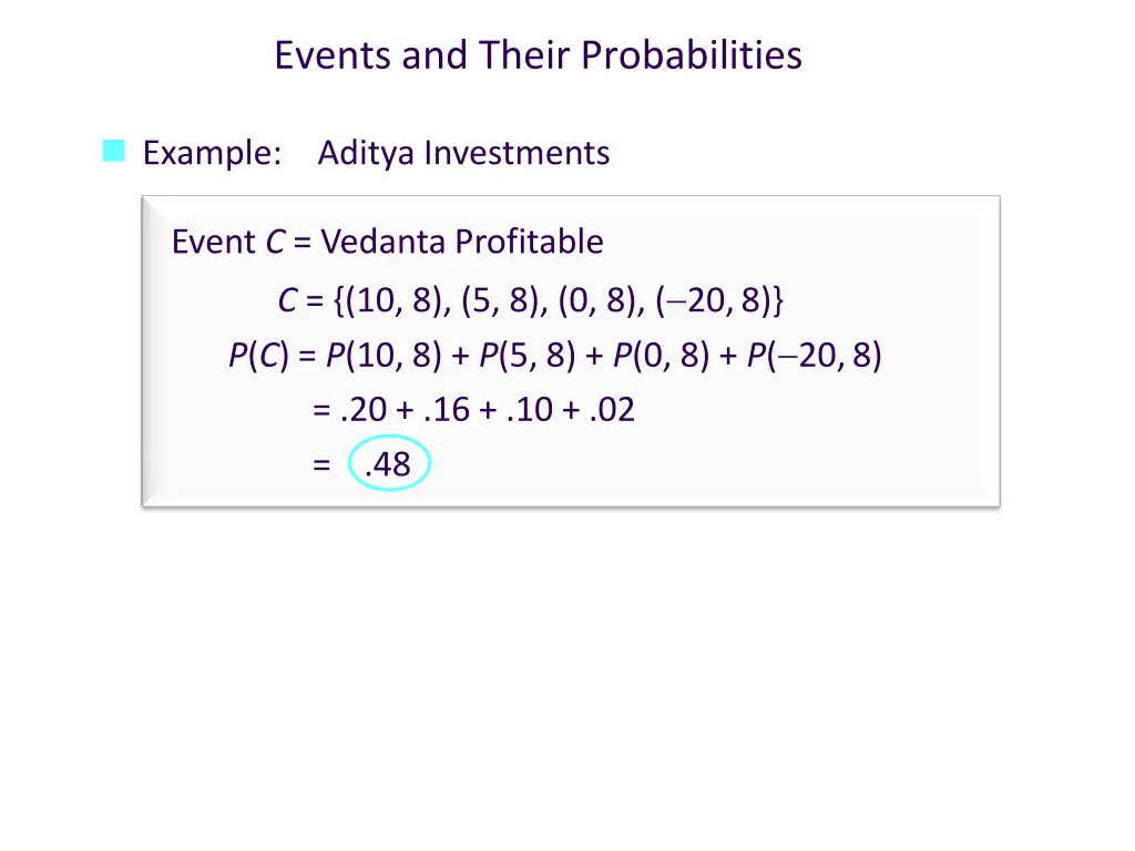 events and their probabilities 2