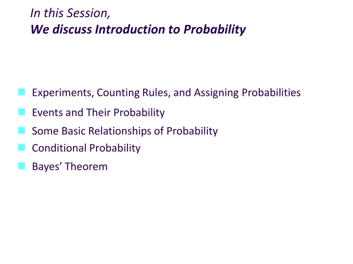 in this session we discuss introduction