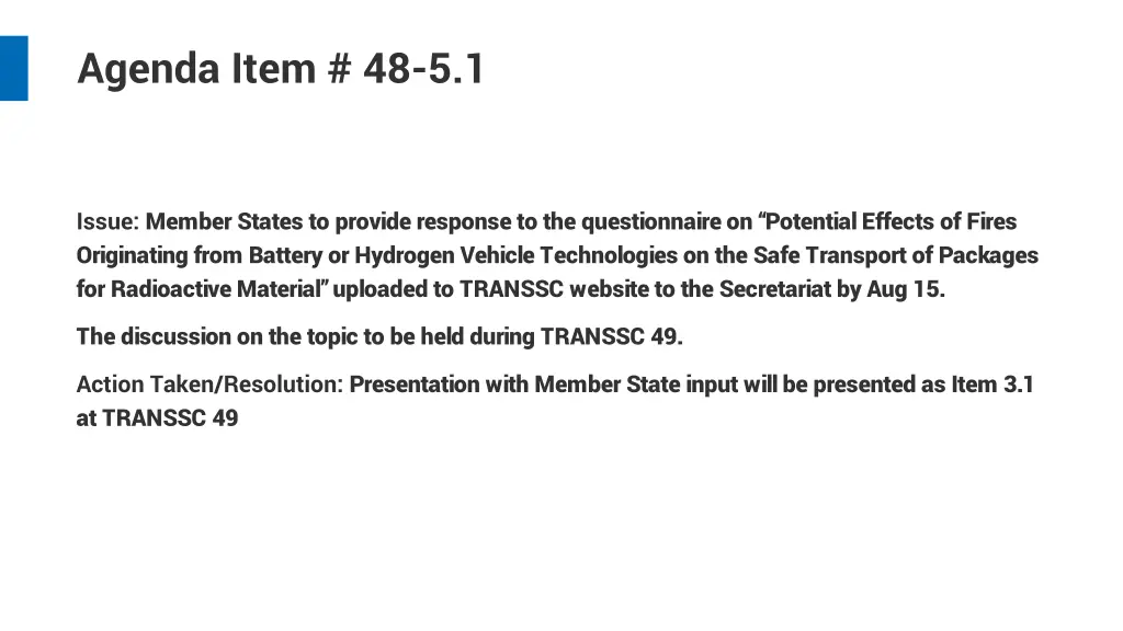 agenda item 48 5 1