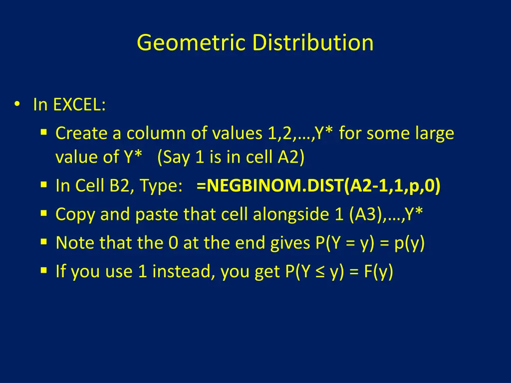geometric distribution 1