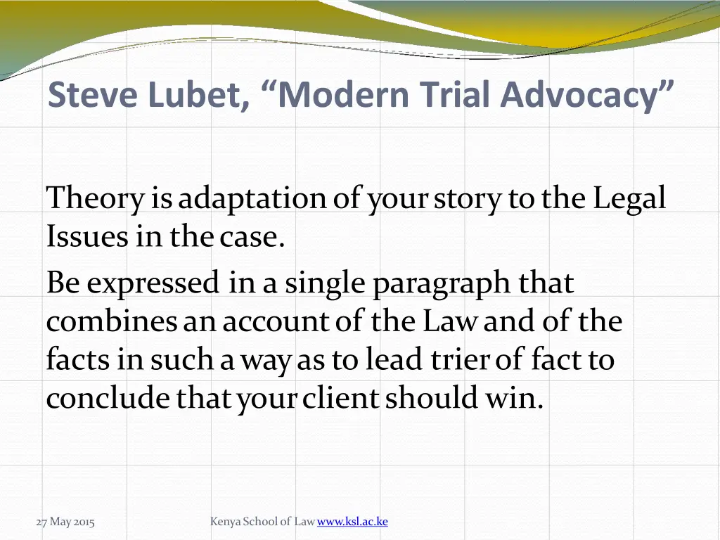 steve lubet modern trial advocacy
