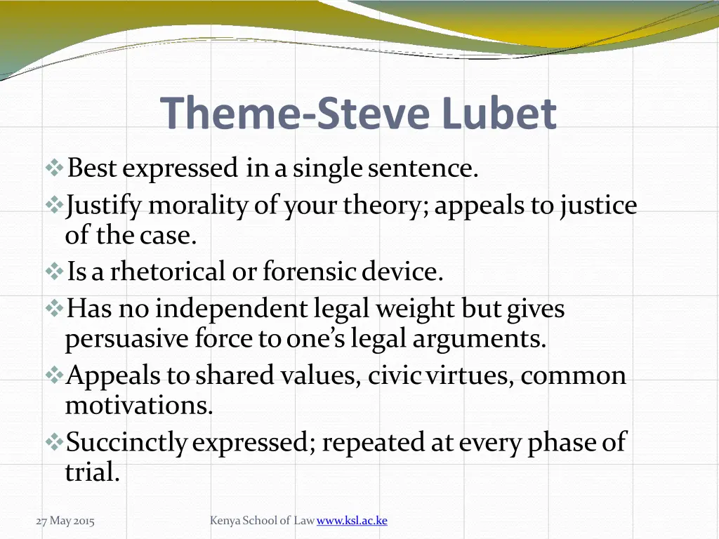 theme stevelubet bestexpressed inasinglesentence