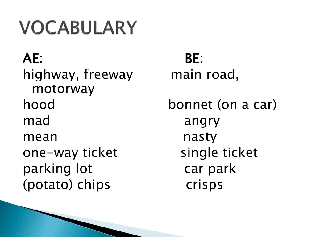 ae be highway freeway main road motorway hood