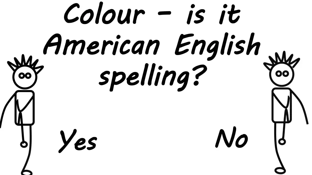 colour american spelling