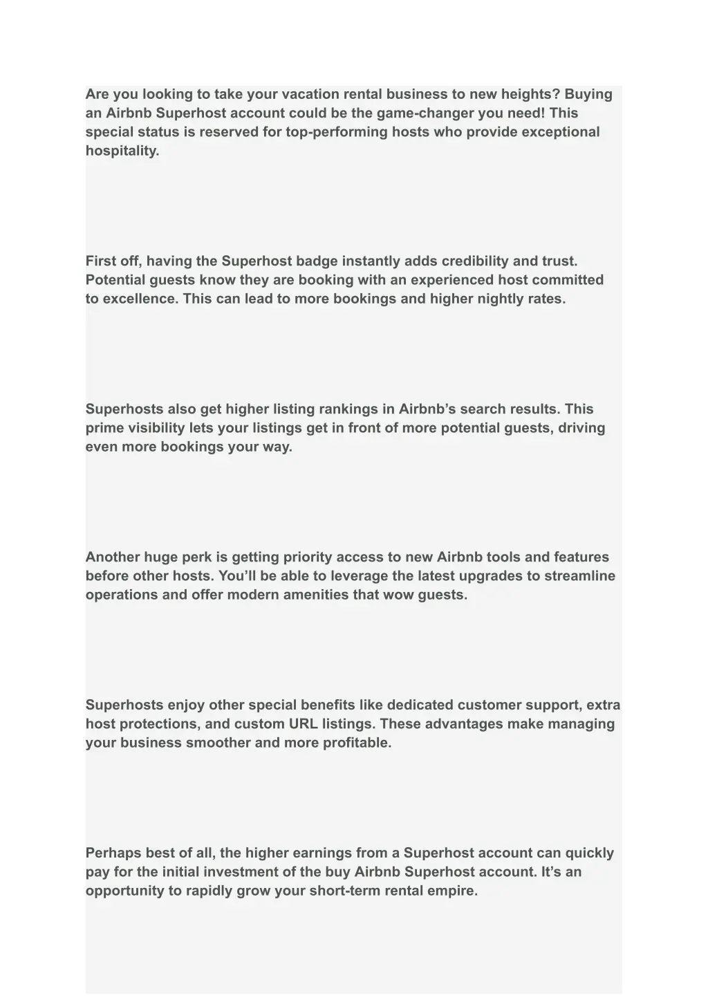 are you looking to take your vacation rental