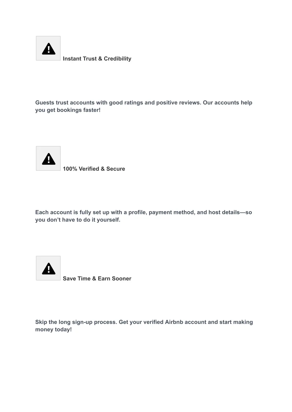 instant trust credibility