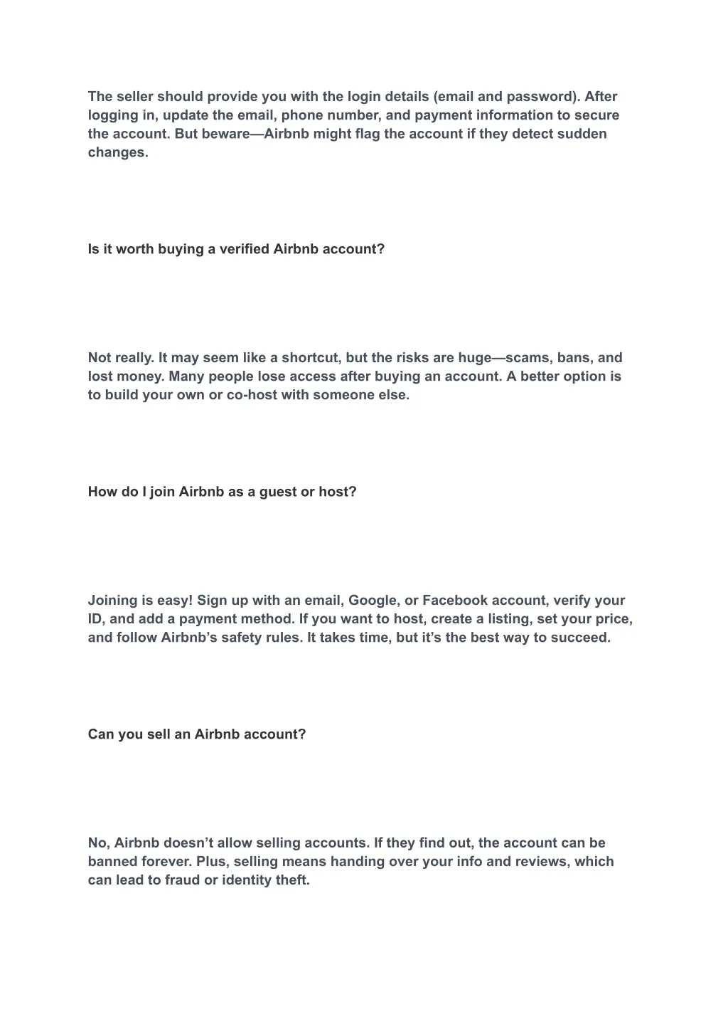 the seller should provide you with the login