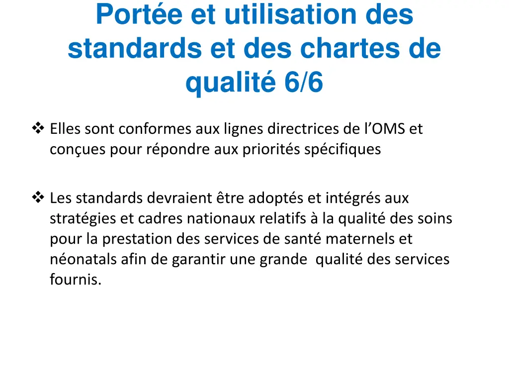 port e et utilisation des standards 1