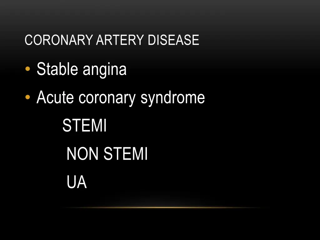 coronary artery disease