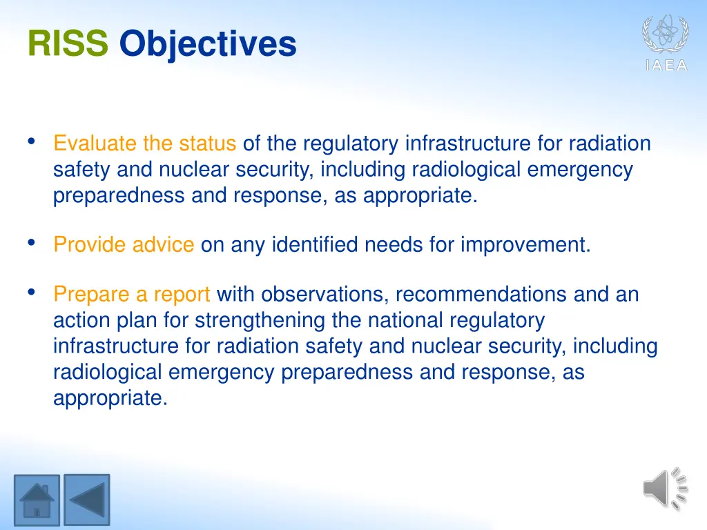 riss objectives