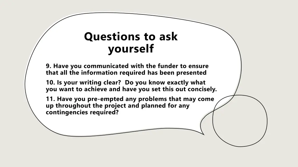 questions to ask yourself