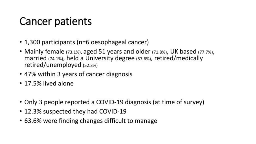 cancer patients cancer patients