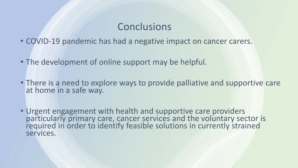 conclusions