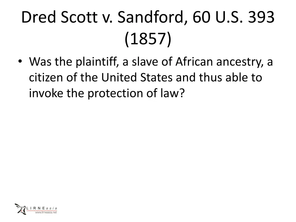 dred scott v sandford 60 u s 393 1857