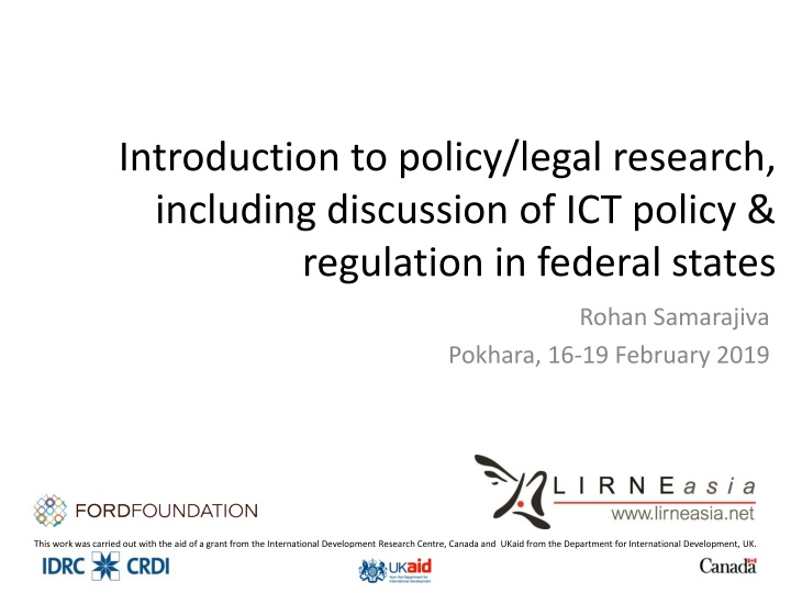 introduction to policy legal research including