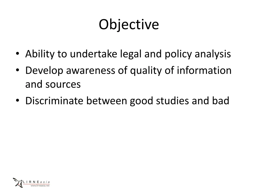 objective