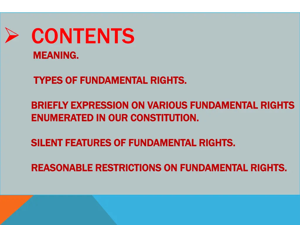 contents meaning meaning