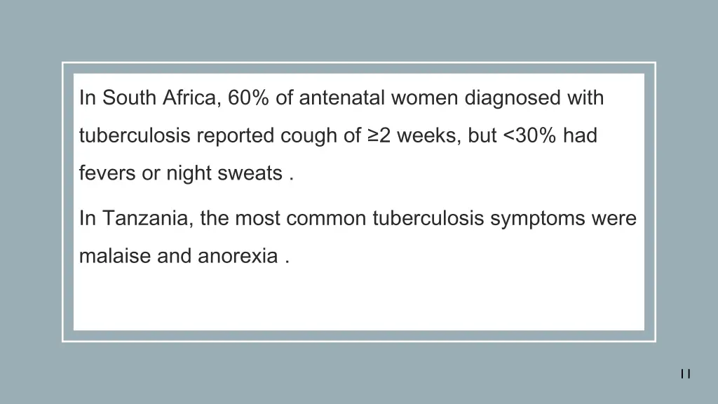 in south africa 60 of antenatal women diagnosed