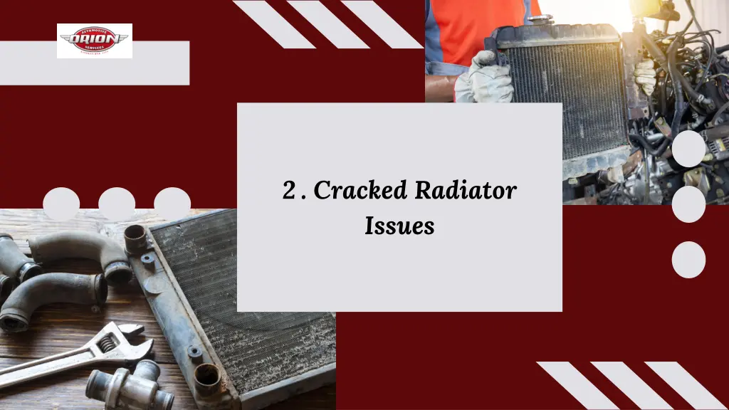 2 cracked radiator issues