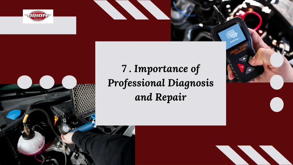 7 importance of professional diagnosis and repair