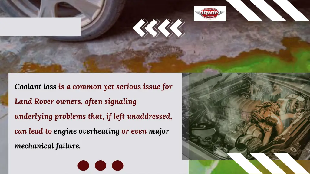 coolant loss is a common yet serious issue for