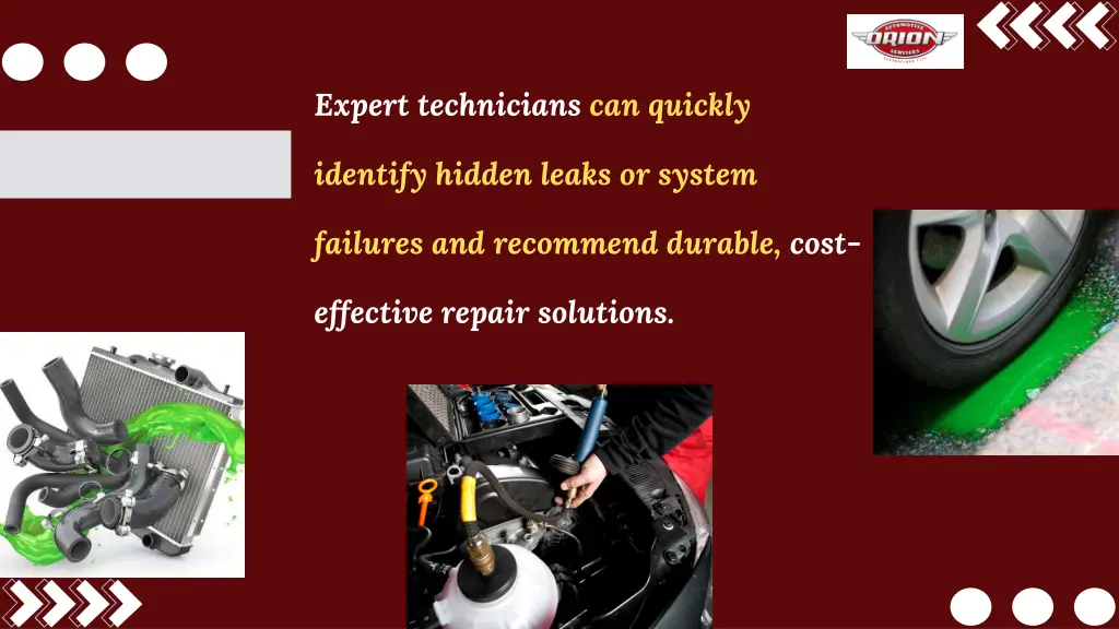 expert technicians can quickly