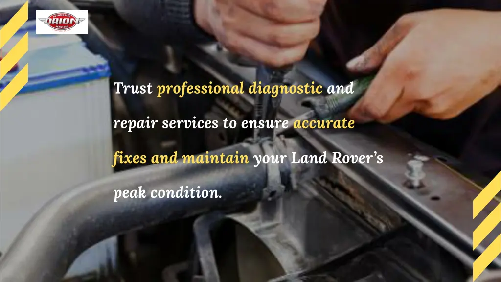 trust professional diagnostic and
