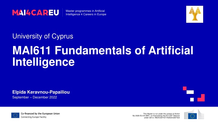 master programmes in artificial intelligence