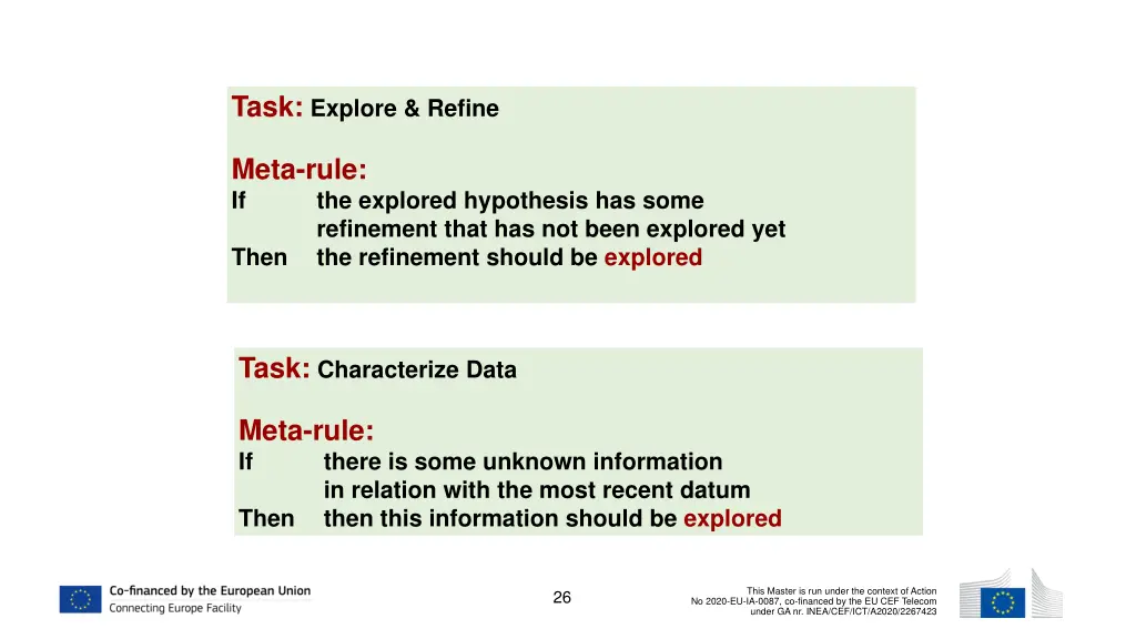 task explore refine