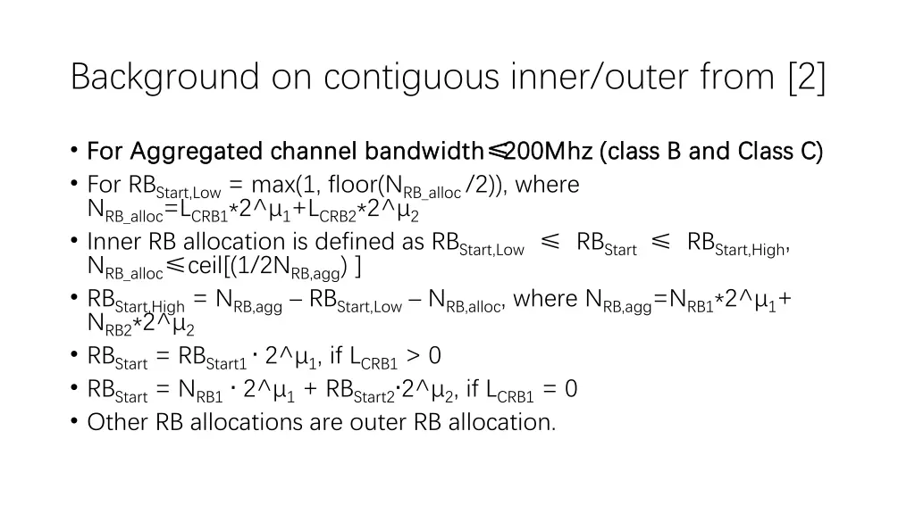 background on contiguous inner outer from 2