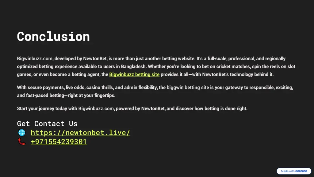conclusion conclusion