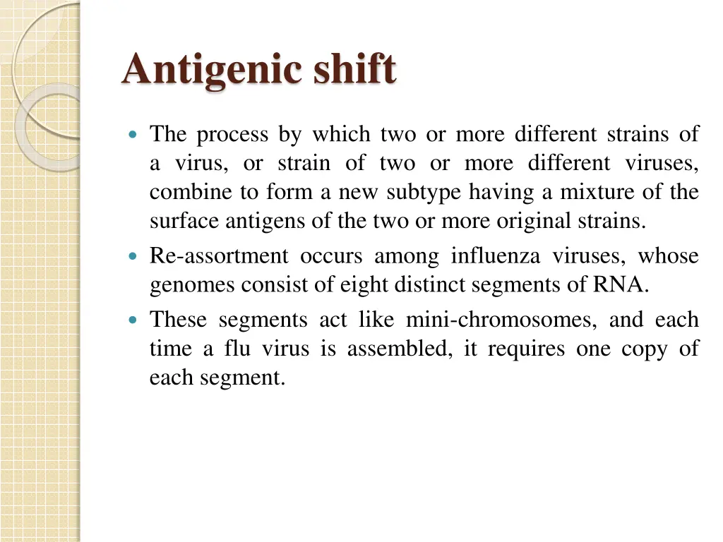 antigenic shift