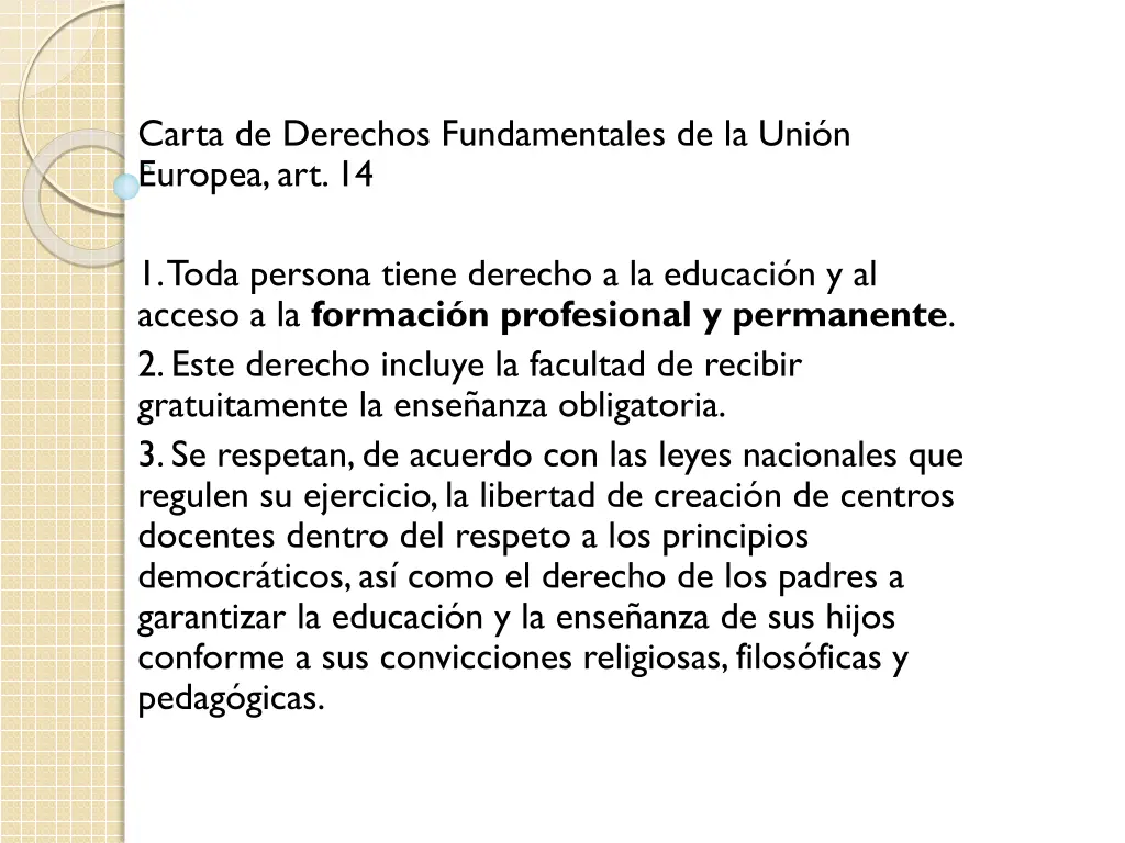 carta de derechos fundamentales