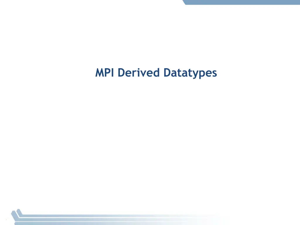 mpi derived datatypes